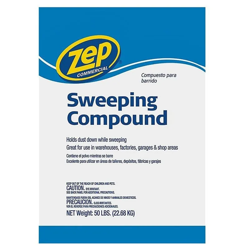 Zep HDSWEEP50 Sweeping Compound, 50 lb Bag, Pink, Solid, Odorless