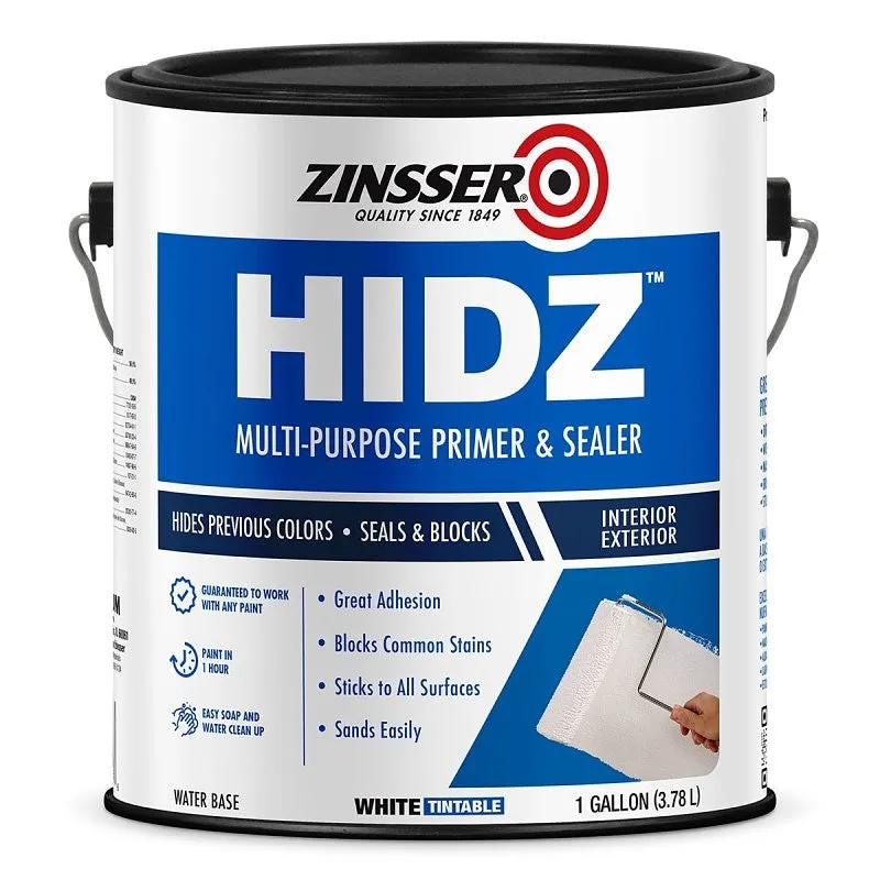 Zinsser HIDZ Series 373358 Primer and Sealer, White, 1 gal (Pack of 2)