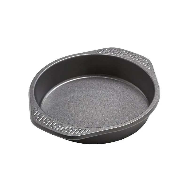 chicago metallic 5296007 Cake Pan, Round, 9 in Dia, 9.8 in OAL, Carbon Steel, Non-Stick: Non-Stick (Pack of 6)